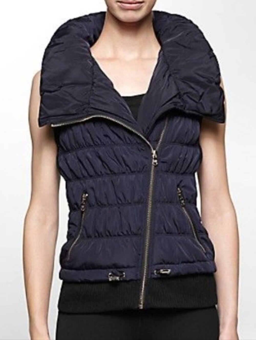 Calvin Klein Performance Puffer Vest Diagonal Zipper